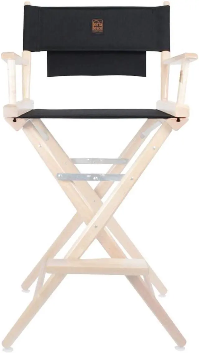 Main image of Porta Brace Director's Chair Seat and Back Only, Black #LC-30SEATBLK
