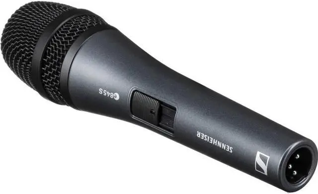 Alt view image 14 of 18 - Sennheiser E845S - Super-Cardioid Handheld Dynamic Microphone with Switch