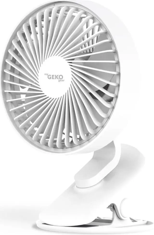 Alt view image 12 of 16 - myGEKOgear Cyclone Fan Wireless Clip Fan with LED Light