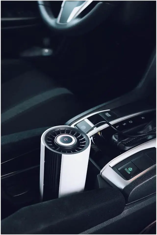 Alt view image 13 of 15 - myGEKOgear Cyclone O2 HEPA 13 Activated Carbon Mini Portable Air Purifier