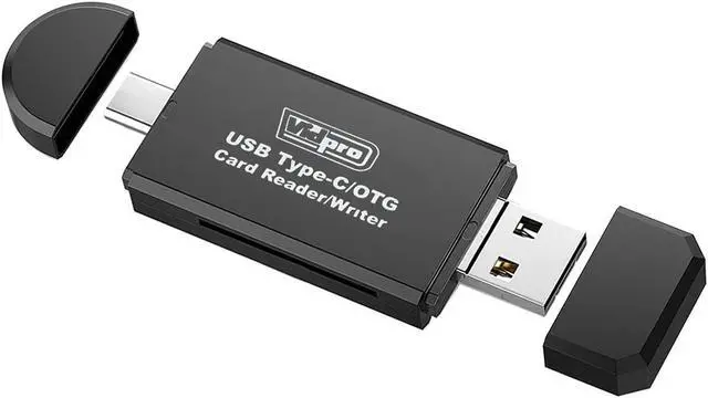 Alt view image 6 of 8 - VidPro USB 2.0 Type-C microSD and SD Card Reader