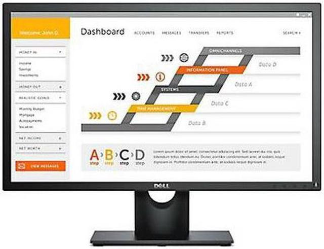 Alt view image 7 of 9 - Dell 23.8" 60 Hz IPS LCD Monitor 8ms (GTG) D-Sub, DisplayPort E2417H