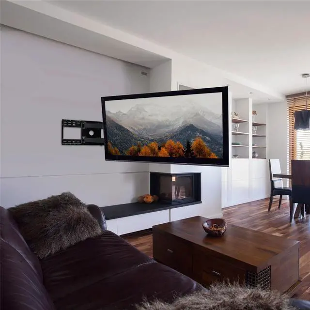 Alt view image 9 of 16 - Mount-It! Heavy Duty TV Wall Mount With Long Extension Arms | Fits 65-110 Inch TVs