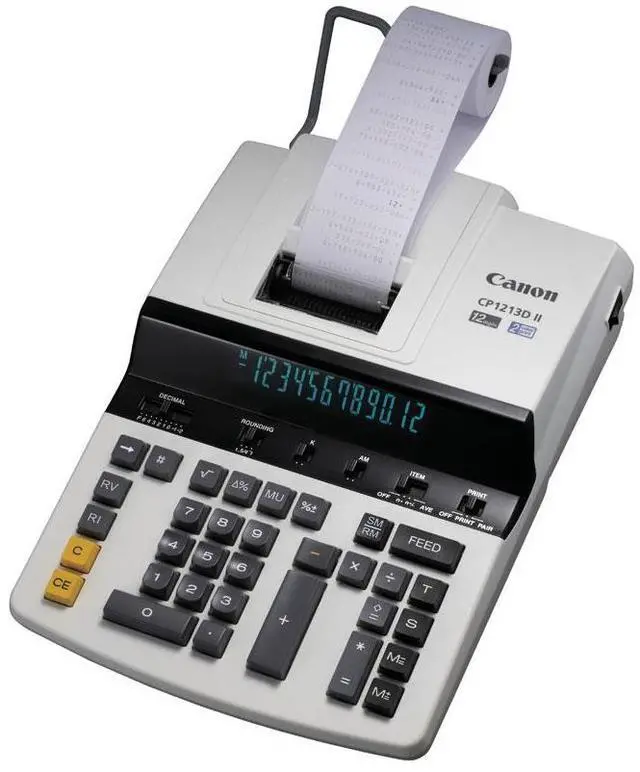 Alt view image 12 of 15 - Canon Calculator,Cp1213diii,Wh 9933B001