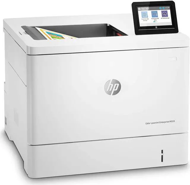 Alt view image 5 of 17 - HP LaserJet Enterprise M555 M555dn Desktop Laser Printer Color 7ZU78ABGJ