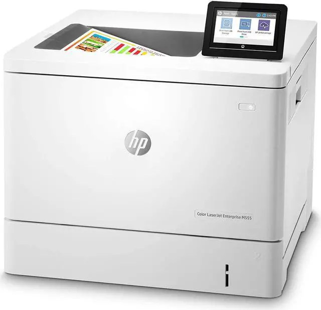 Alt view image 6 of 17 - HP LaserJet Enterprise M555 M555dn Desktop Laser Printer Color 7ZU78ABGJ