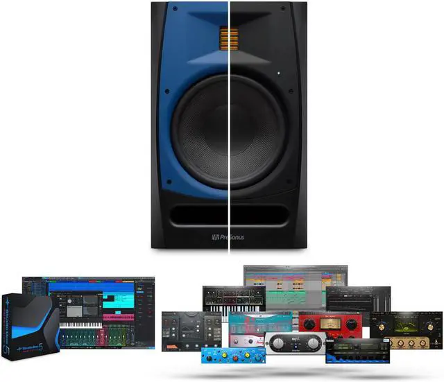 Alt view image 14 of 20 - Presonus R80 AMT Active Studio Monitor (Single)