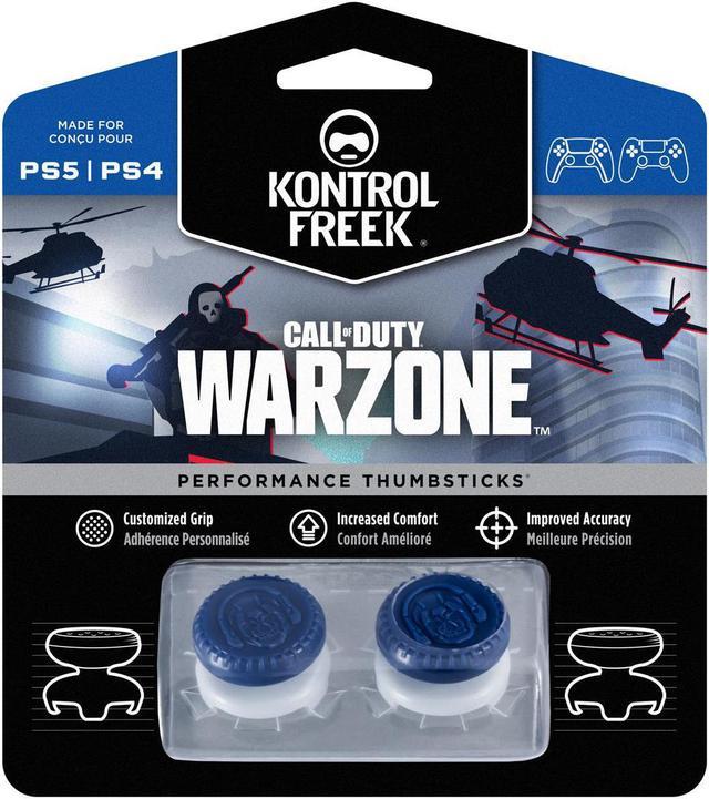 Kontrolfreek Call of Duty: Warzone Performance Kit for PS5 Controller,  Blue/Gray 