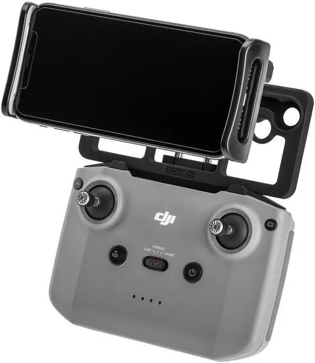 Alt view image 3 of 7 - Aries Aries Smart Phone Tablet Mount Holder Bracket 4-8.5 inches for DJI Mavic Mini 2/Mavic Mini/Mavic Air 2/Mavic 2 Pro/Zoom/Spark Remote Controller
