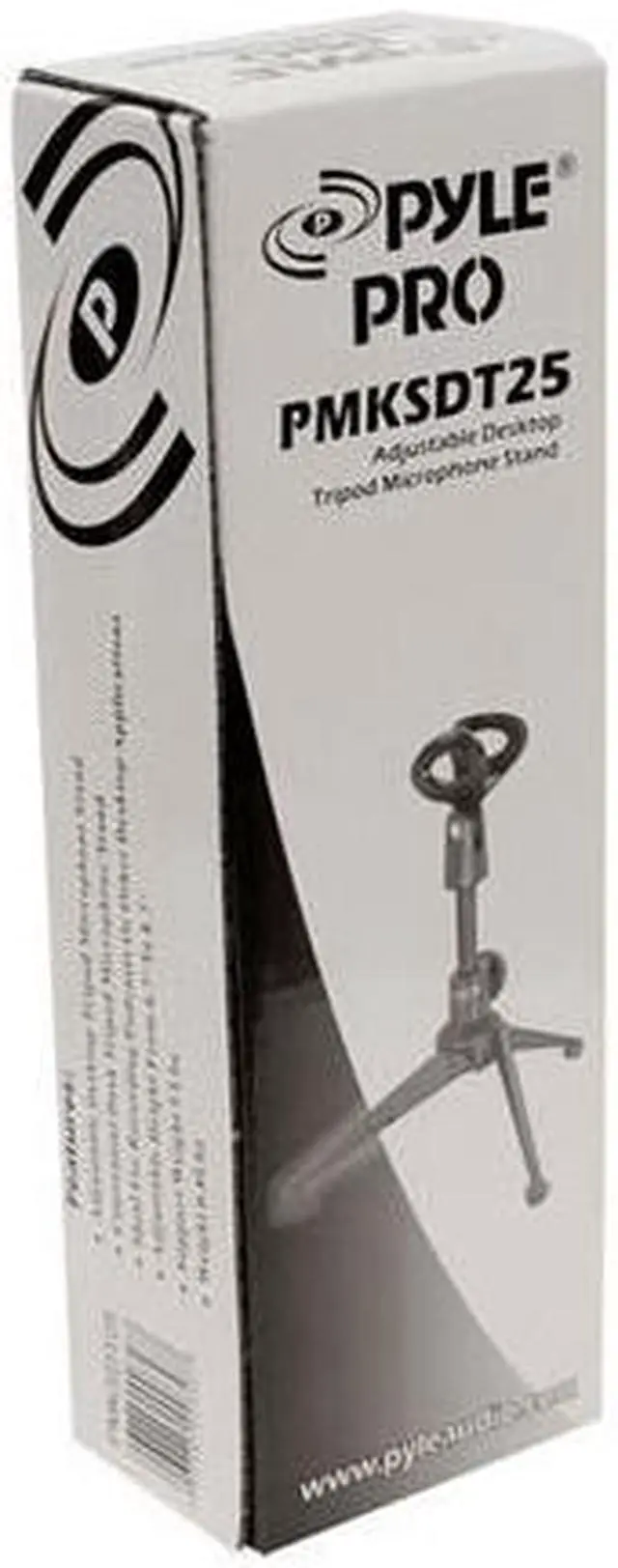 Alt view image 10 of 14 - PylePro PMKSDT25 PylePro PMKSDT25 Microphone Stand - 5 lb Load Capacity - 8.7" Height