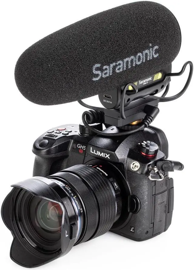 Alt view image 4 of 17 - Saramonic Vmic5 Super-Cardioid Shotgun Microphone #VMIC5