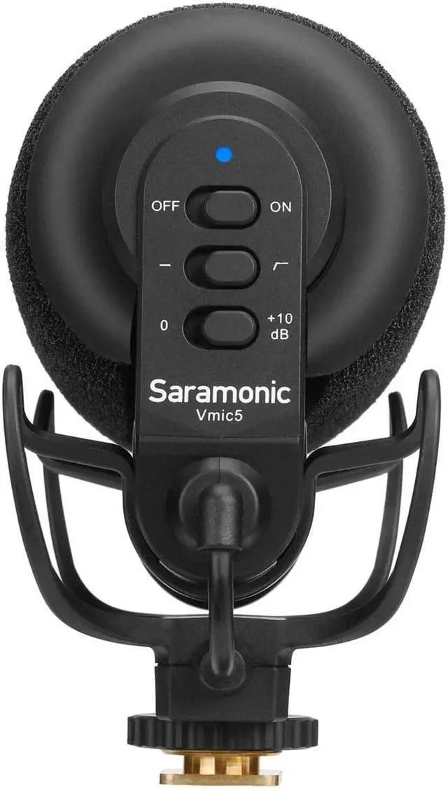 Alt view image 3 of 17 - Saramonic Vmic5 Super-Cardioid Shotgun Microphone #VMIC5