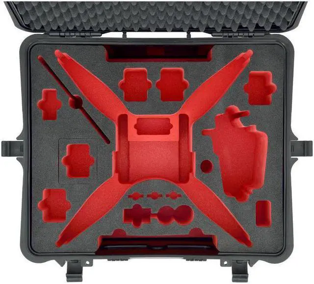 Alt view image 3 of 3 - HPRC PHA4-2700W Wheeled Hard Case for DJI Phantom 4 Quadcopter