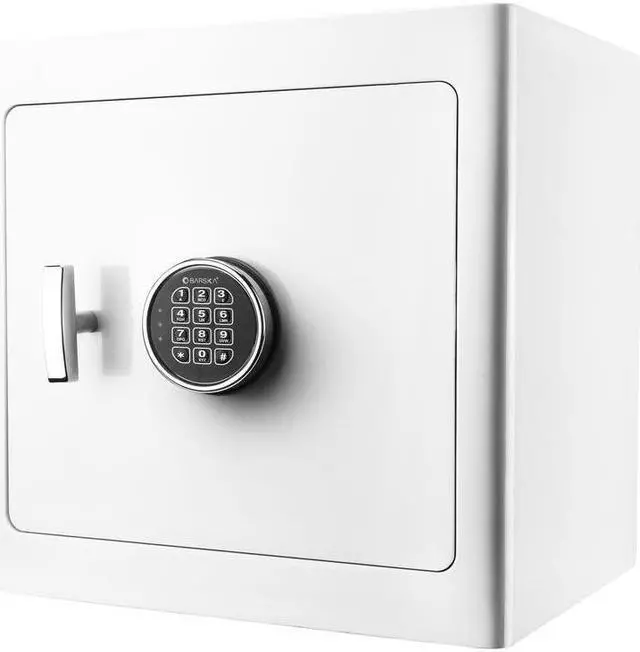 Alt view image 2 of 13 - White Keypad Jewelry Safe Tan Interior