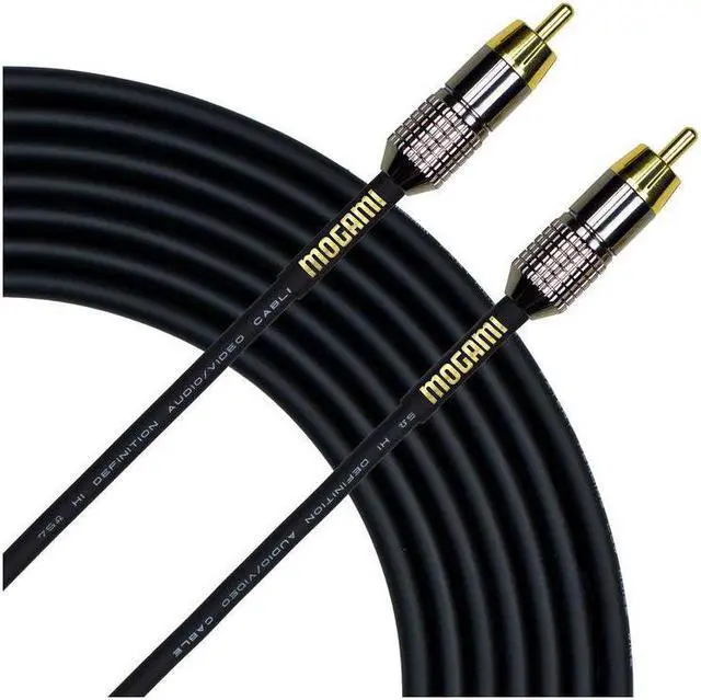 Alt view image 4 of 4 - Mogami 3' Gold RCA to RCA Mono Cable, 24 AWG #GOLD RCA-RCA-03