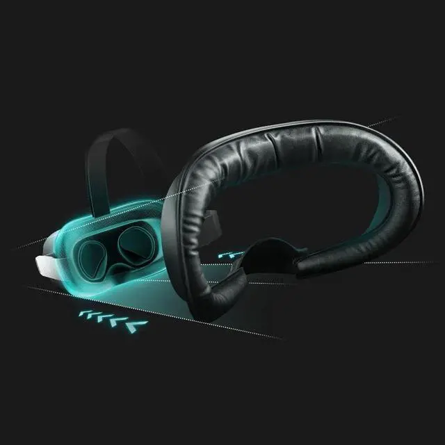 Main image of Rebuff Reality Face Foam Upgrade Set for Quest 2, Black #WLPUFC2BLK