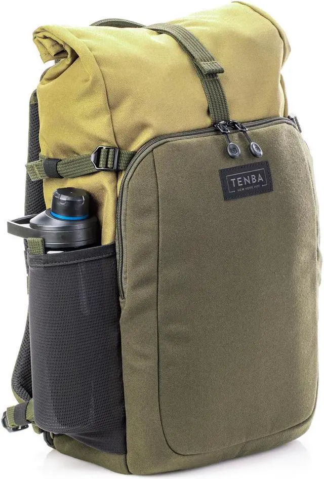 Alt view image 11 of 14 - Tenba 637-734 Fulton V2 14L Backpack Tan/Olive