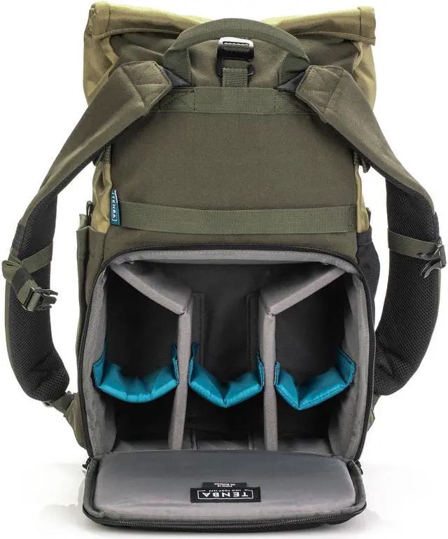 Alt view image 8 of 14 - Tenba 637-734 Fulton V2 14L Backpack Tan/Olive