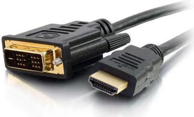 Alt view image 18 of 20 - Cables To Go C2G 42516 2 Meter HDMI to DVI Adapter Cable Cord