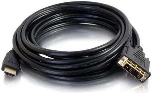 Alt view image 17 of 20 - Cables To Go C2G 42516 2 Meter HDMI to DVI Adapter Cable Cord