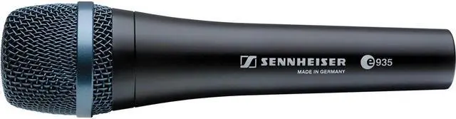 Alt view image 5 of 6 - Sennheiser e 935 Wired Pro Cardioid Dynamic Handheld Vocal Microphone with Clip - Bundle With 20' Heavy Duty 7mm Rubber XLR Microphone Cable, On-Stage ASWS58 Foam Windscreen