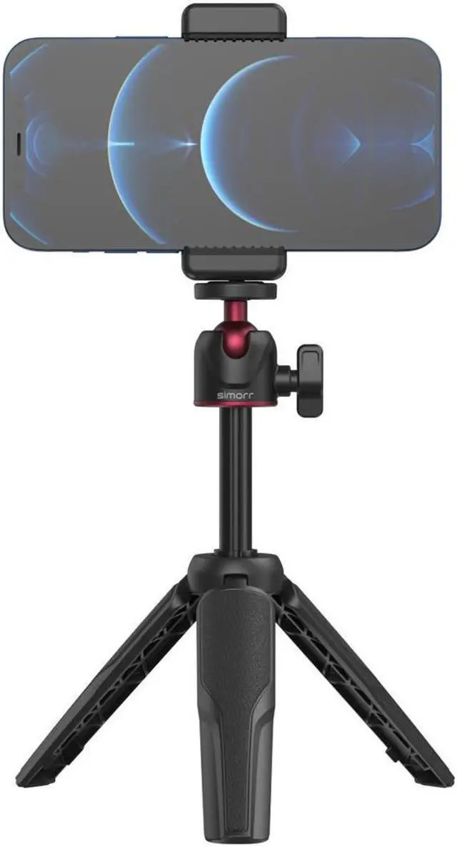 Alt view image 5 of 7 - SmallRig simorr Vigor VK-50 Vlog Tripod Kit with Vibe P96 Video LED Light, Wave S1 Lite Microphone