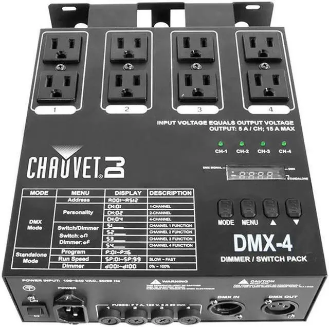 Alt view image 5 of 6 - Chauvet DMX4 LED