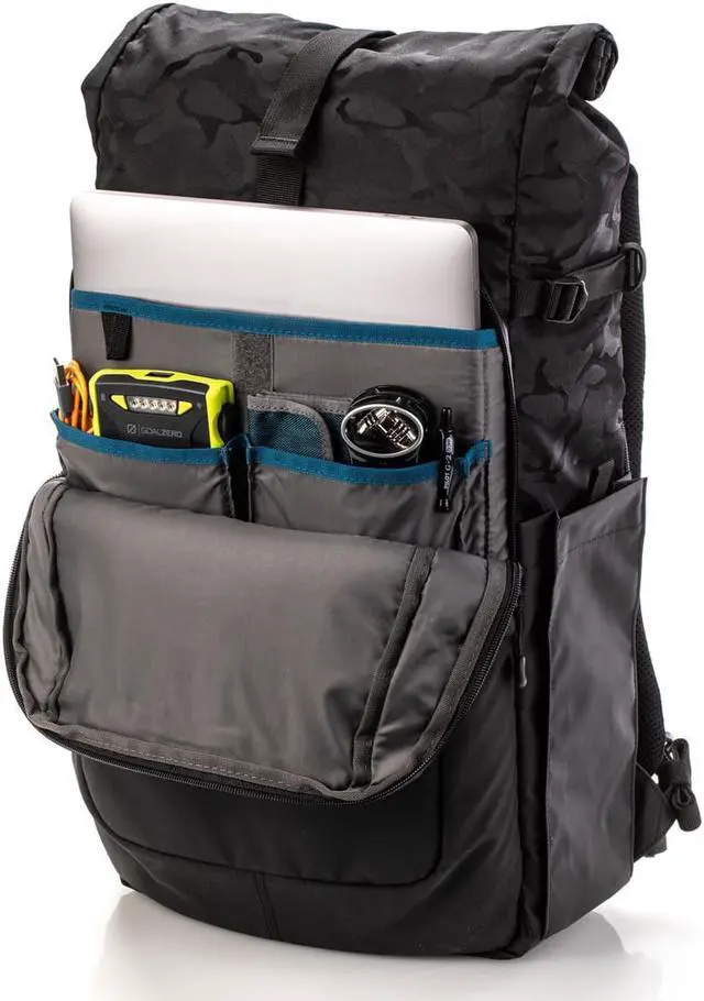 Alt view image 4 of 15 - Tenba Fulton V2 16L Backpack for Mirrorless or DSLR Camera, Black/Black Camo