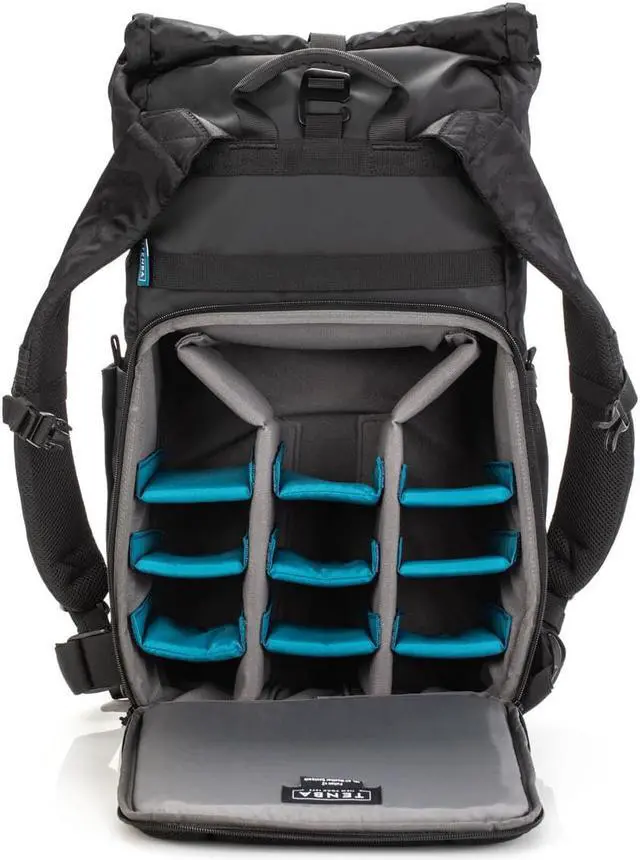 Alt view image 3 of 15 - Tenba Fulton V2 16L Backpack for Mirrorless or DSLR Camera, Black/Black Camo