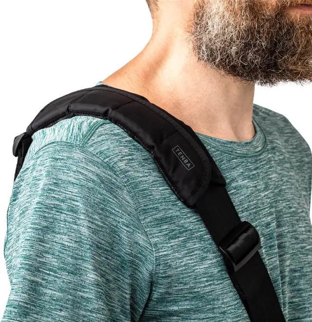 Alt view image 6 of 6 - Tenba Tools Memory Foam Shoulder Strap 2-inch (5 cm) Black (636-650)