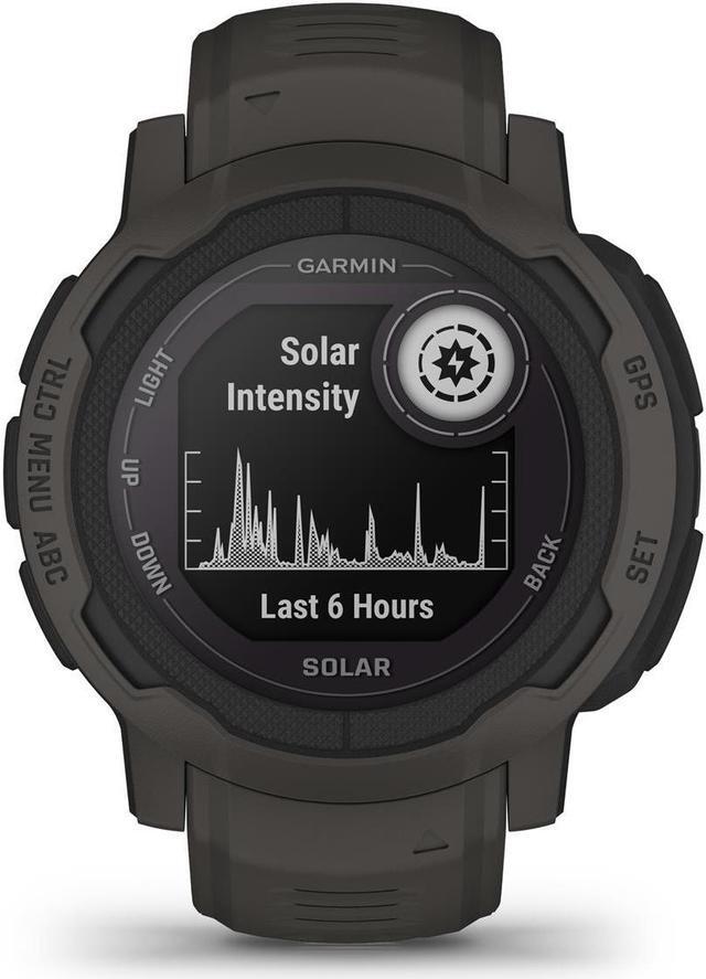Alt view image 2 of 10 - Garmin Instinct 2 Solar, Graphite | Smart Watch 010-02627-10