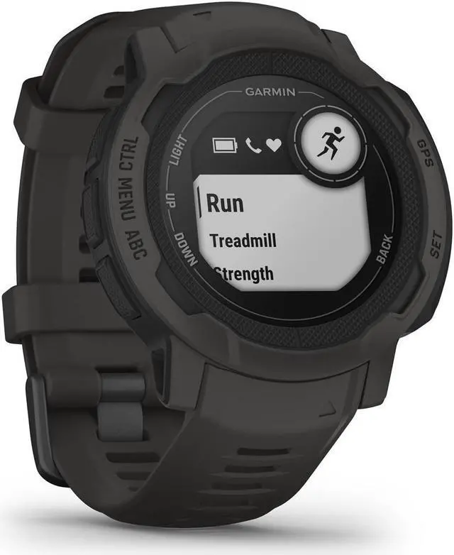 Alt view image 4 of 9 - Garmin Instinct 2S - Standard Edition, Graphite | GPS Smart Watch 010-02563-10