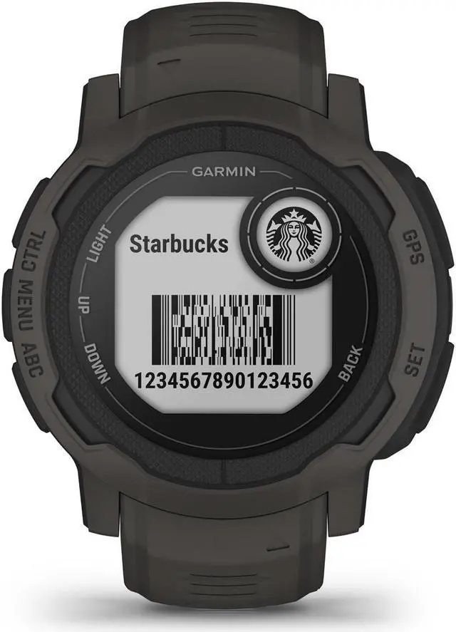 Alt view image 5 of 9 - Garmin Instinct 2S - Standard Edition, Graphite | GPS Smart Watch 010-02563-10