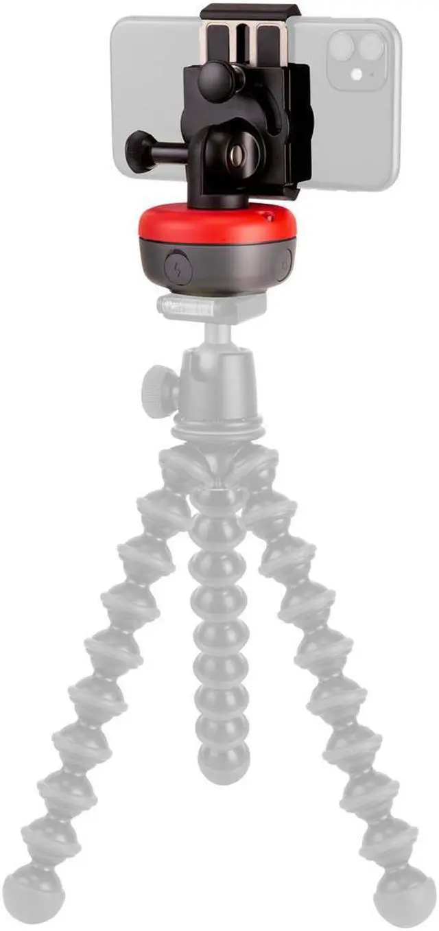 Alt view image 2 of 7 - JOBY Spin Phone Mount Kit, Bundle with Pan Tilt Bracket for Spin, Gray