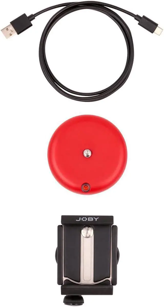 Alt view image 4 of 7 - JOBY Spin Phone Mount Kit, Bundle with Pan Tilt Bracket for Spin, Gray