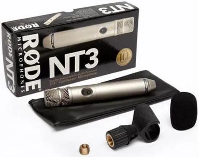 Alt view image 3 of 9 - Rode NT3 Condenser Microphone