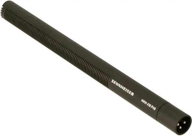 Alt view image 2 of 7 - Sennheiser Sennheiser MKH416-P48U3 Condenser  Super-Cardioid Shotgun Microphone With Zoom H4N PRO Digital      Recorder, Right Angle XLR Cable for Camera Mic    Kit