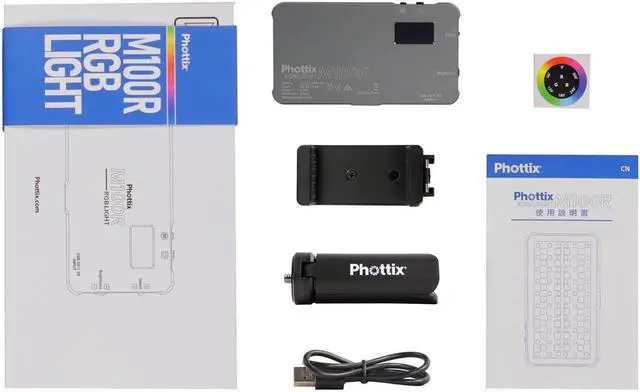 Alt view image 2 of 7 - Phottix M100R RGB Light #PH81418