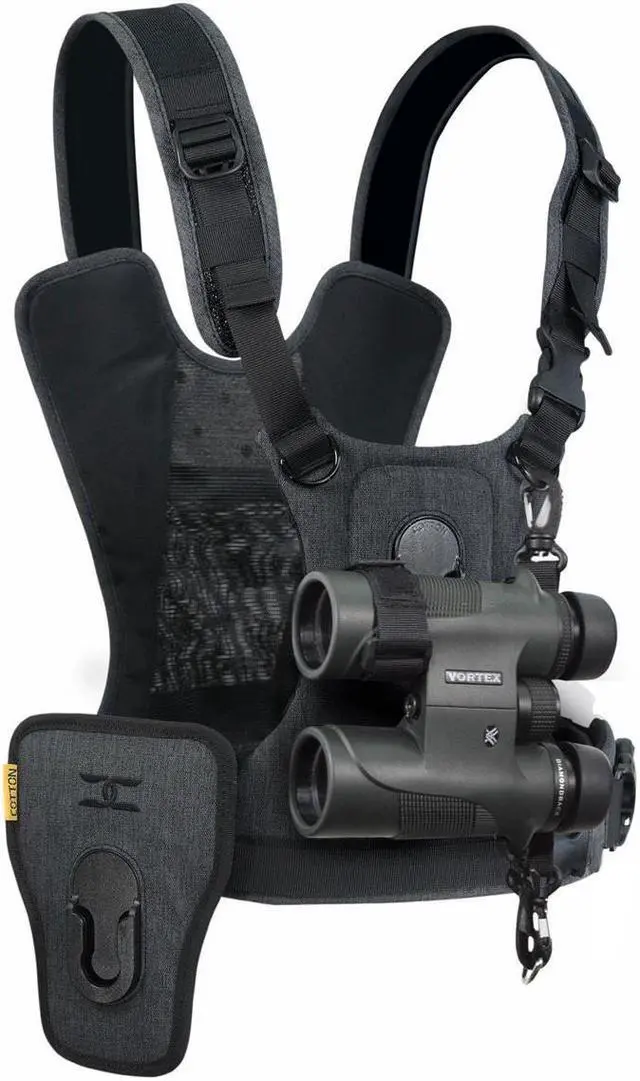 Main image of Cotton Carrier G3 Harness System for Binoculars and Camera, Charcoal Grey