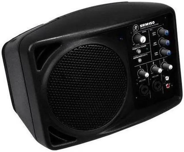 Alt view image 7 of 12 - Mackie SRM-150 5In Compact Active Pa System- Black Powered Full Range Speaker