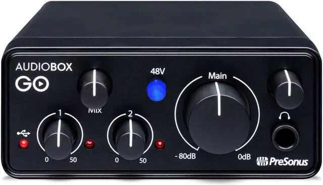 Alt view image 5 of 7 - PreSonus AudioBox GO 2x2 USB Recording Interface #AUDIOBOX GO