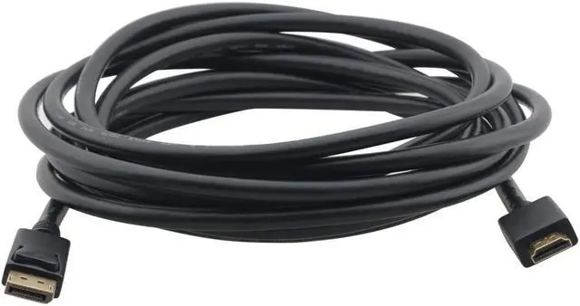 Alt view image 3 of 3 - Kramer 6ft Display Port To HDMI M/M Cable 97-0601006