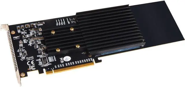 Alt view image 2 of 3 - sonnet fusion ssd m.2 4x4 pcie card