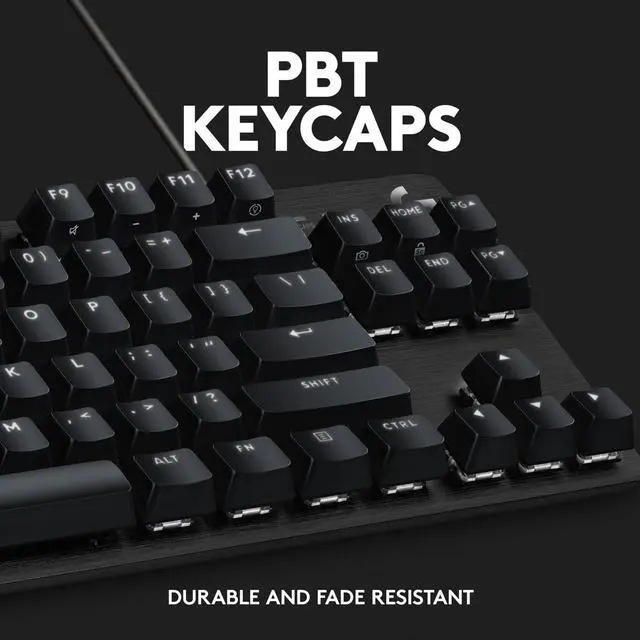 Alt view image 19 of 20 - Logitech G413 TKL SE Mechanical Gaming Keyboard - Compact Backlit Keyboard with Tactile Mechanical Switches, Anti-Ghosting, Compatible with Windows, macOS - Black Aluminum