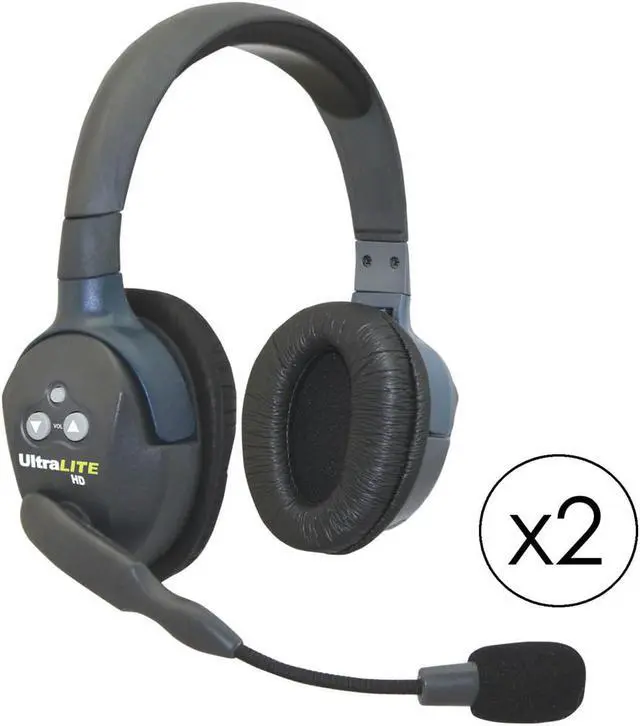 Alt view image 3 of 5 - Eartec UL2D UltraLITE Full Duplex Wireless Intercom 2 Way Communication System for 2 Users