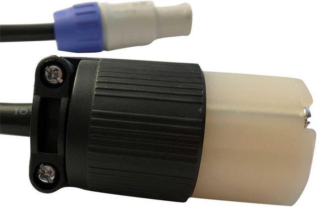 Alt view image 4 of 5 - CHAUVET DJ PowerKon to Edison Adapter Cable, 6" #PLPK6IN
