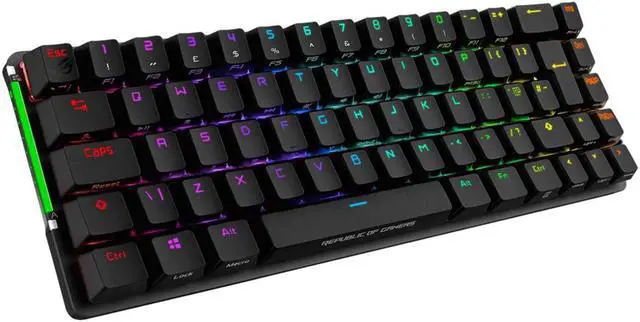 Alt view image 9 of 15 - ASUS ROG Falchion NX Wireless RGB Red Linear Switch Gaming Mechanical Keyboard