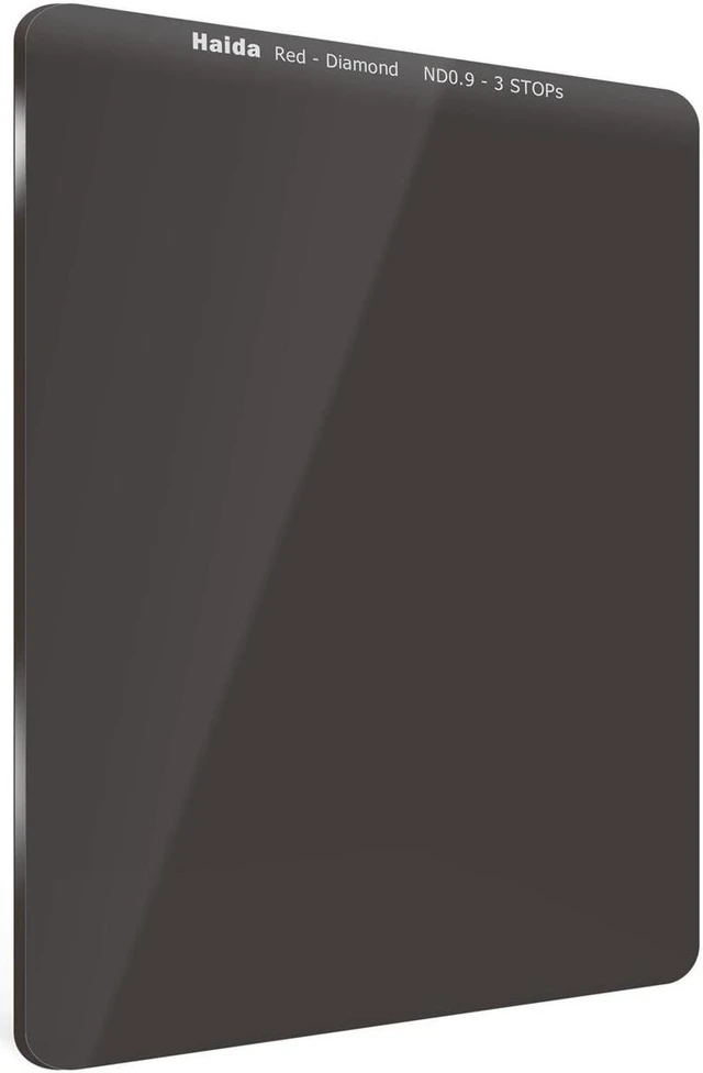 Alt view image 2 of 2 - Haida Red Diamond 75x100mm 0.9 (8x) 3-Stop Glass Neutral Density Filter #HD4516