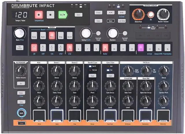Alt view image 9 of 16 - Arturia DrumBrute Impact Analog Drum Machine