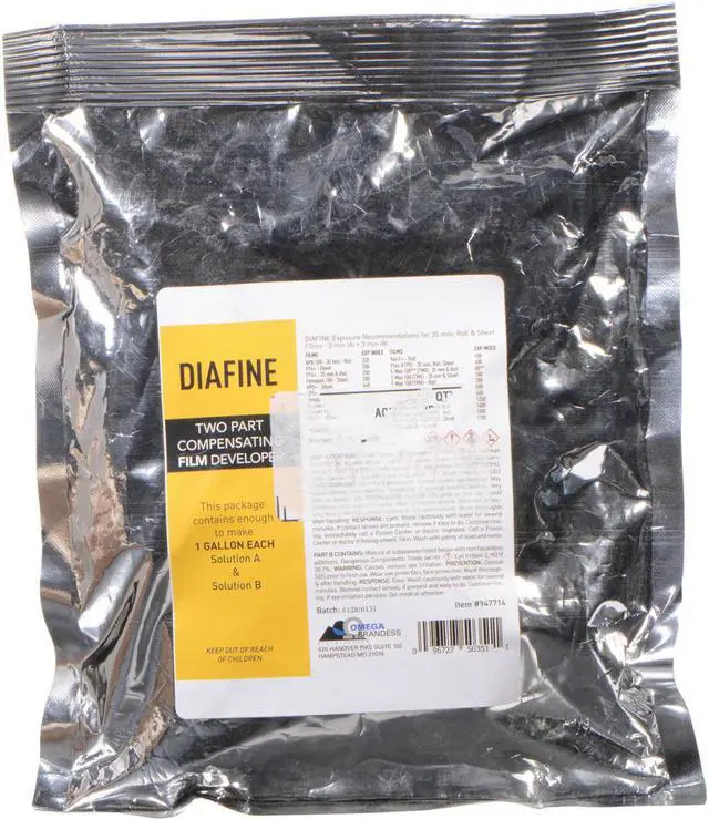 Alt view image 2 of 2 - Acufine Diafine 2 Bath Black & White Film Developer Concentrate, Makes 1 Gal